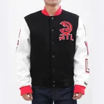 Atlanta Hawks Classic Wool/Leather Jacket