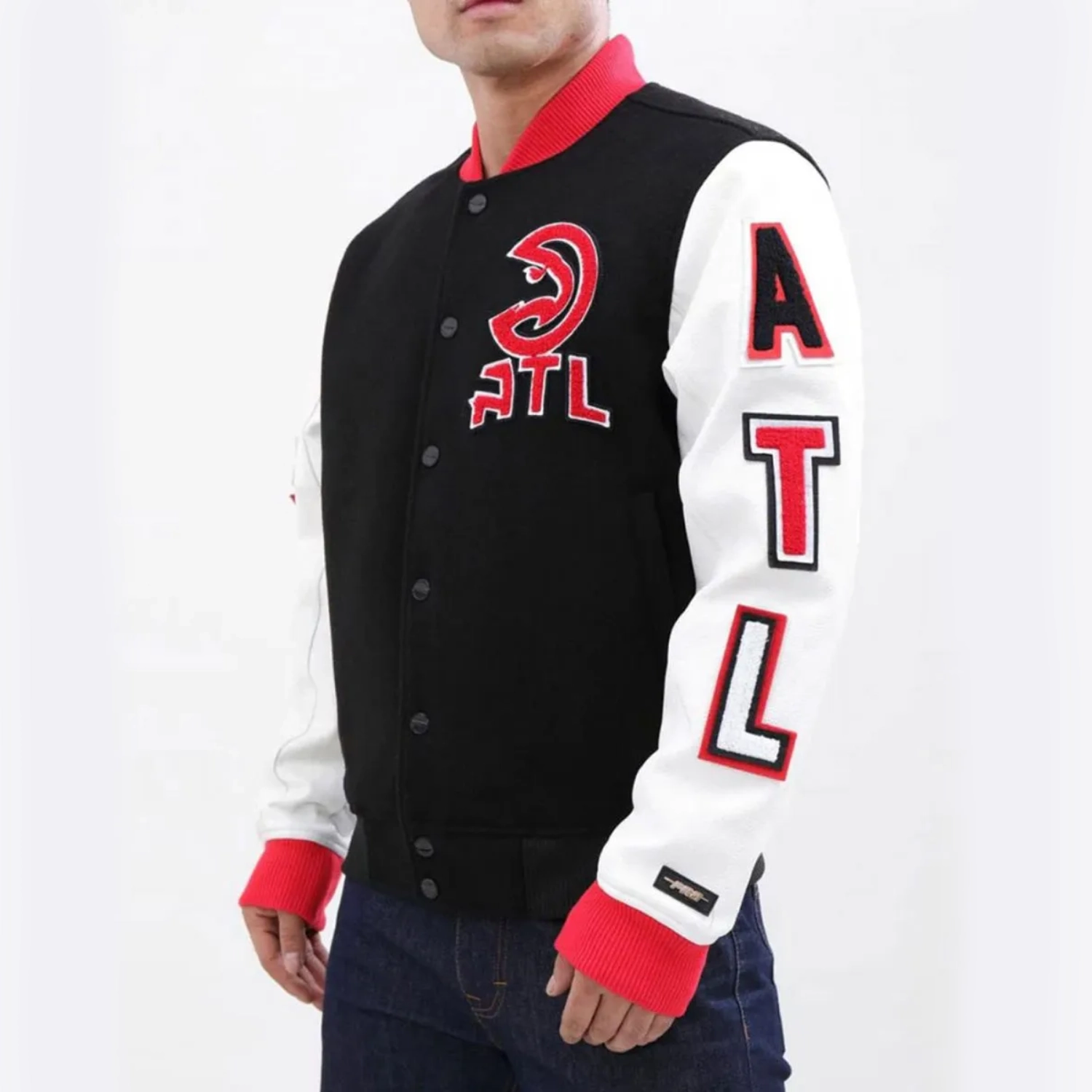 Atlanta hawks classic varsity jacket