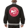 Atlanta hawks full wool varsity jacket black 1 1
