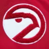 Atlanta hawks full zip red bomber jacket