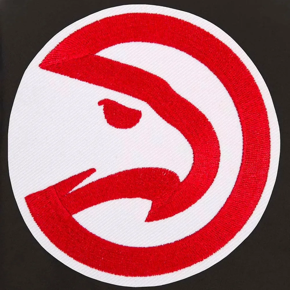Atlanta hawks one color black polyester jacket