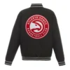 Atlanta hawks one color varsity jacket