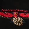 Atlanta hawks oversweep black varsity jacket