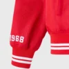 Atlanta hawks playboy red satin varsity sleeve detail