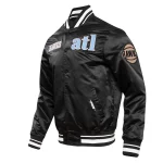 Atlanta Hawks City Edition Black Satin Jacket