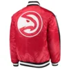 Atlanta hawks the offensive satin varsity jacket red 1