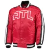 Atlanta hawks the offensive satin varsity jacket red 3