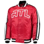 Atlanta Hawks The Offensive Red Satin Jacket