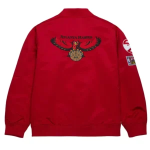 Atlanta hawks vintage logo lightweight jacket