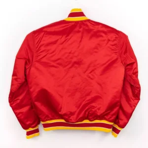Atlanta hawks vintage red satin jacket