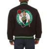 Atlanta hawks wool varsity jacket black 1