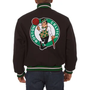 Atlanta hawks wool varsity jacket black 1