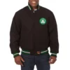 Atlanta hawks wool varsity jacket black