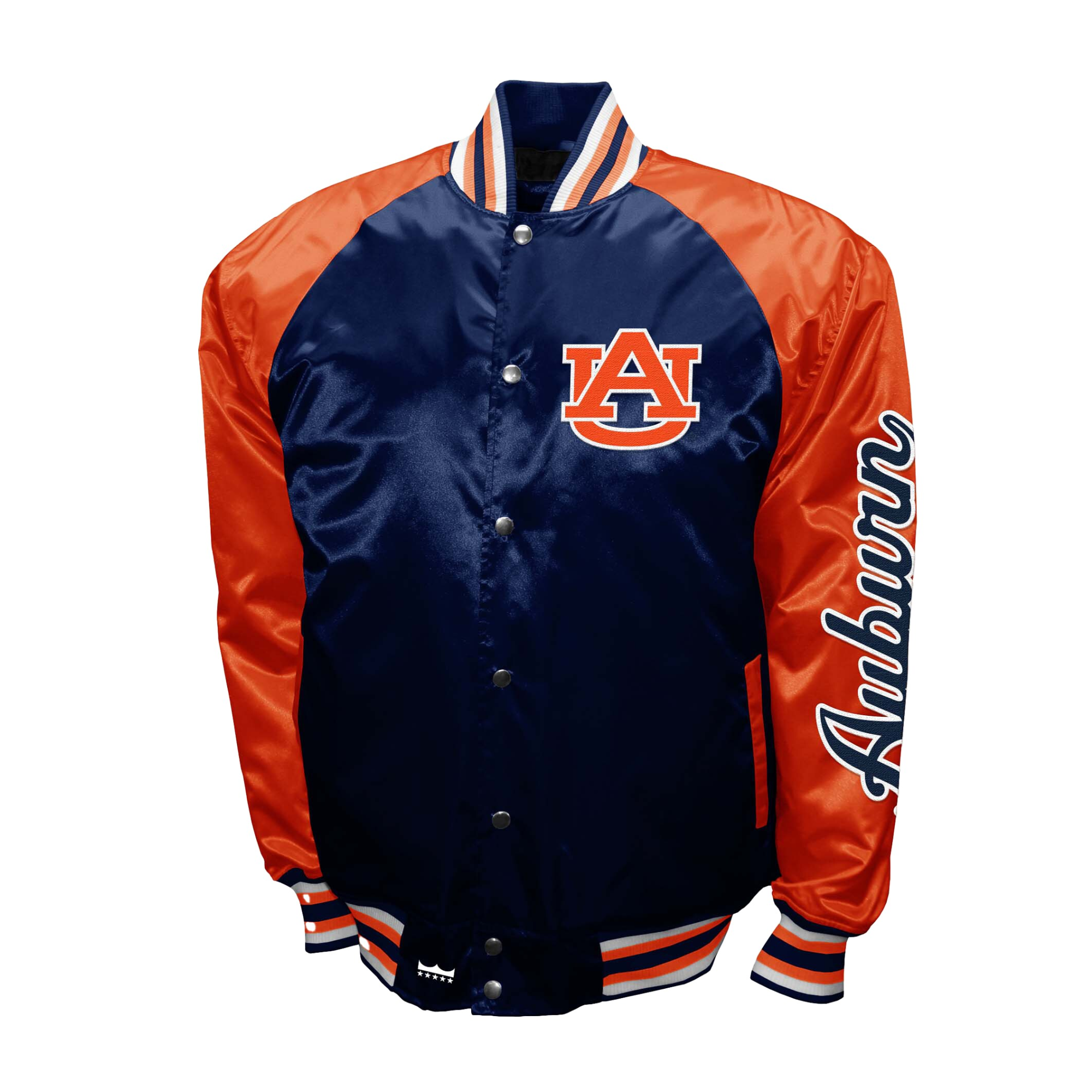 Auburn tigers franchise club the game satin varsity jacket 3
