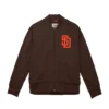 Authentic san diego padres bp 1990 jacket 1