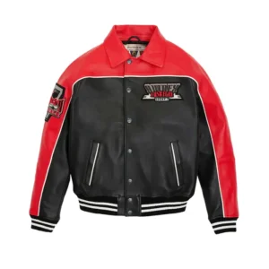 Avirex tuskrgrr leather bomber jacket 1