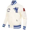 Baltimore colts retro classic satin jacket