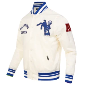Baltimore colts retro classic satin jacket