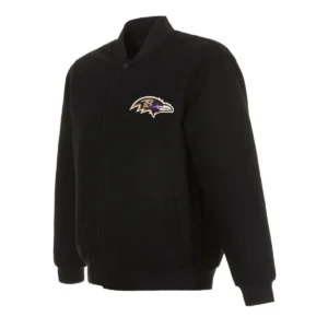 Baltimore ravens one color wool jacket