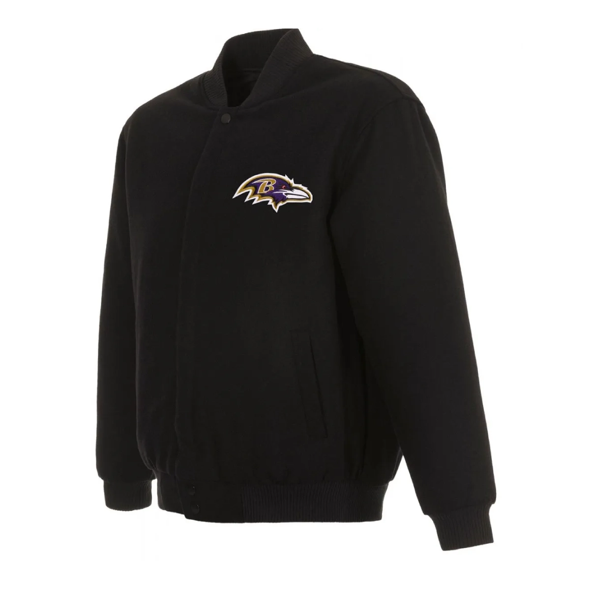 Baltimore ravens one color wool jacket