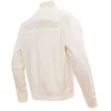 Baltimore ravens pro standard white neutral satin varsity jacket 2
