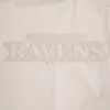 Baltimore ravens pro standard white neutral satin varsity jacket 5