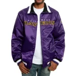 Baltimore Ravens Vintage Purple Satin Jacket