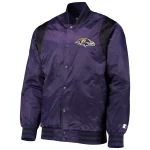 Baltimore Ravens Prime Time Purple Satin Jacket