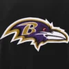 Baltimore ravens two tone black varsity jacket