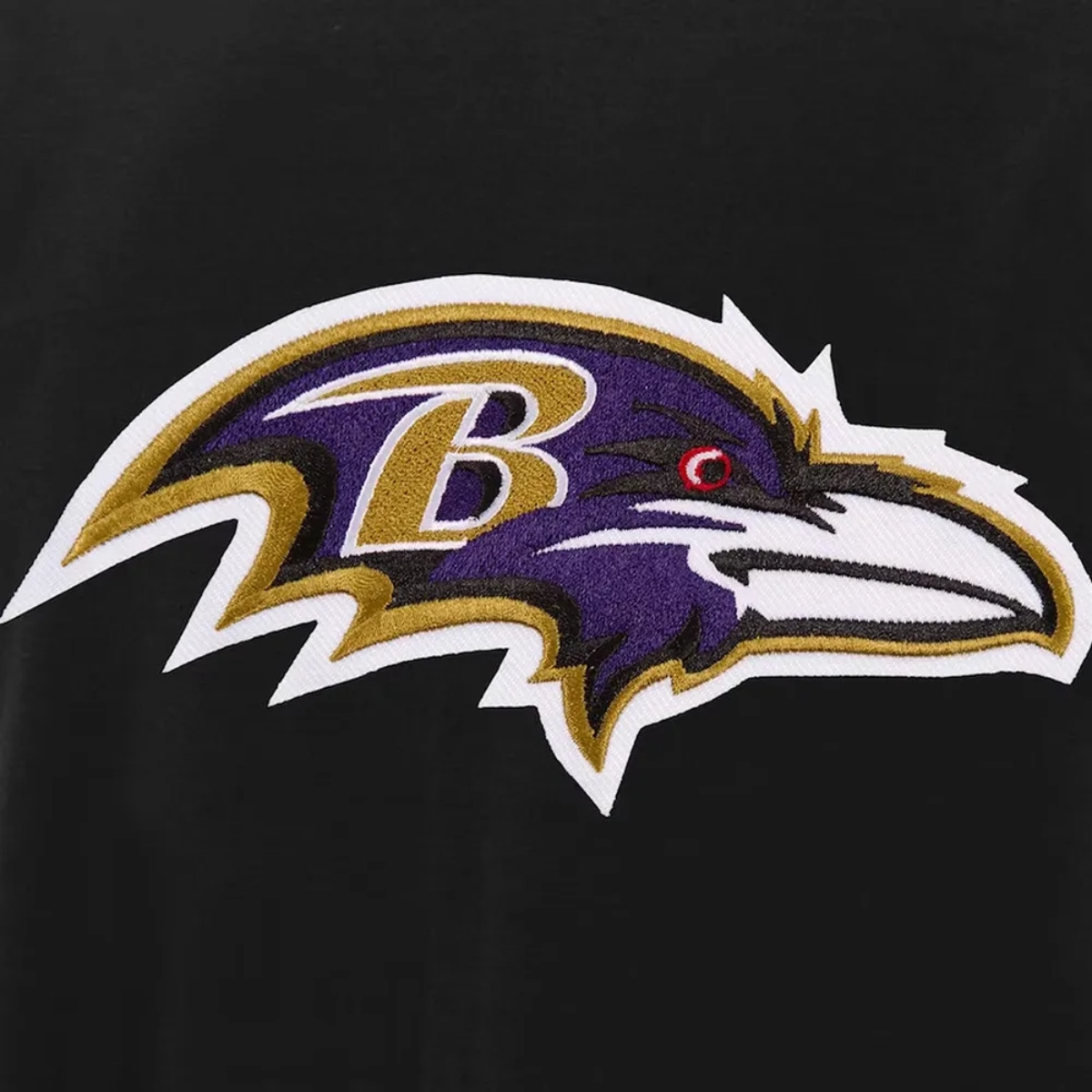 Baltimore ravens two tone black varsity jacket