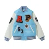 Bape crazy patch varsity jacket sax