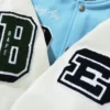 Bape crazy patch varsity jacket sax 3