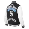 Best of mens chicago white sox ribbed bomber jacket