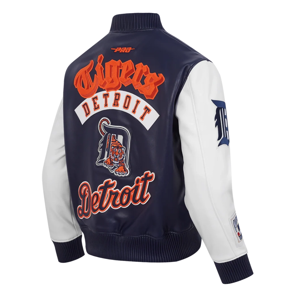 Best of mens detroit tigers ribbed bomber jacket