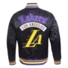 Best of mens los angeles lakers ribbed bomber jacket
