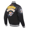 Best of mens oklahoma city thunder ribbed bomber jacket