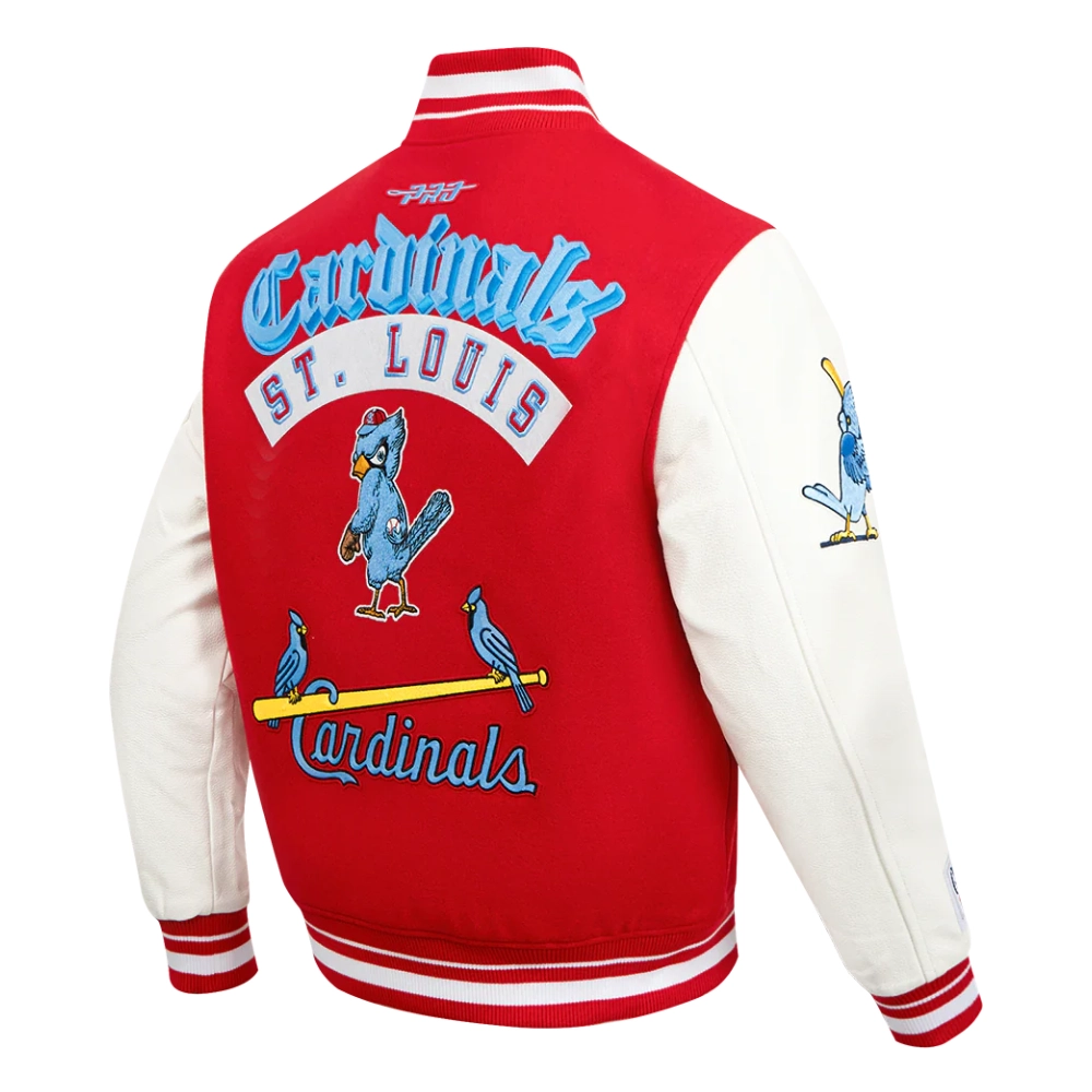 Best of mens st louis cardinals ribbed bomber jacket