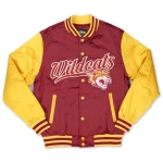 Bethune–Cookman Wildcats Baseball Maroon/Gold Satin Jacket