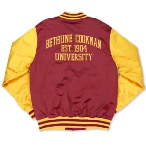 Bethunecookman wildcats baseball full snap varsity jacket