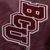 Bethunecookman wildcats homecoming maroon satin varsity jacket