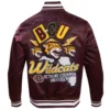 Bethunecookman wildcats homecoming rib knitted varsity jacket
