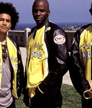 Biker boyz yellow leather jacket