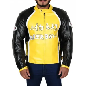 Biker yellow jacket