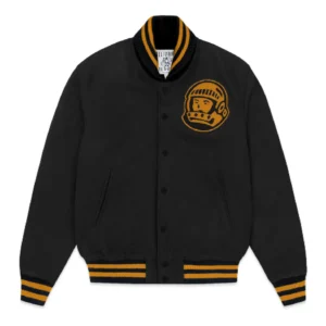Billionaire boys club astro black varsity jacket 1