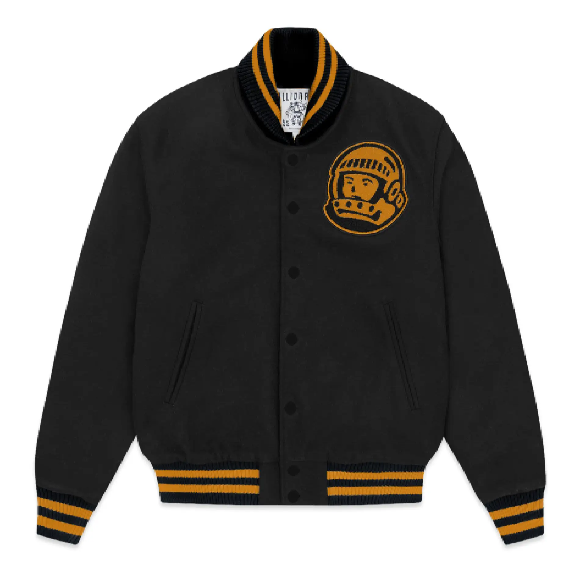 Billionaire boys club astro black varsity jacket 1