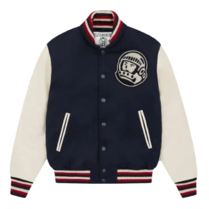 Billionaire boys club astro blue white varsity jacket 1