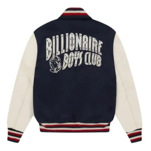 Billionaire boys club astro blue white varsity jacket 2