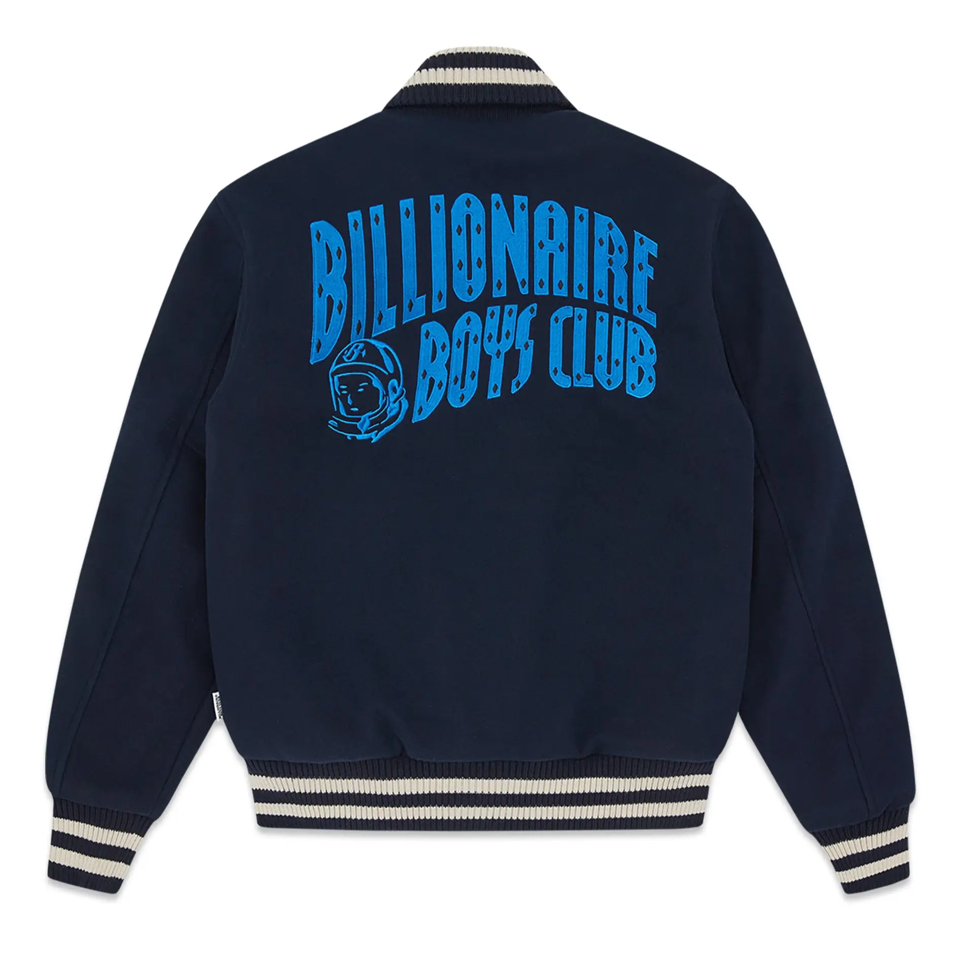 Billionaire boys club astro navy varsity jacket 2