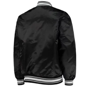 Black washington commanders locker room jacket