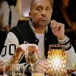 Kenya Barris Blackaf Black Wool/Leather Jacket